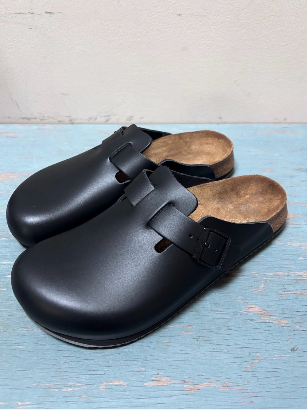 Birkenstock Matte Black Clog Mules